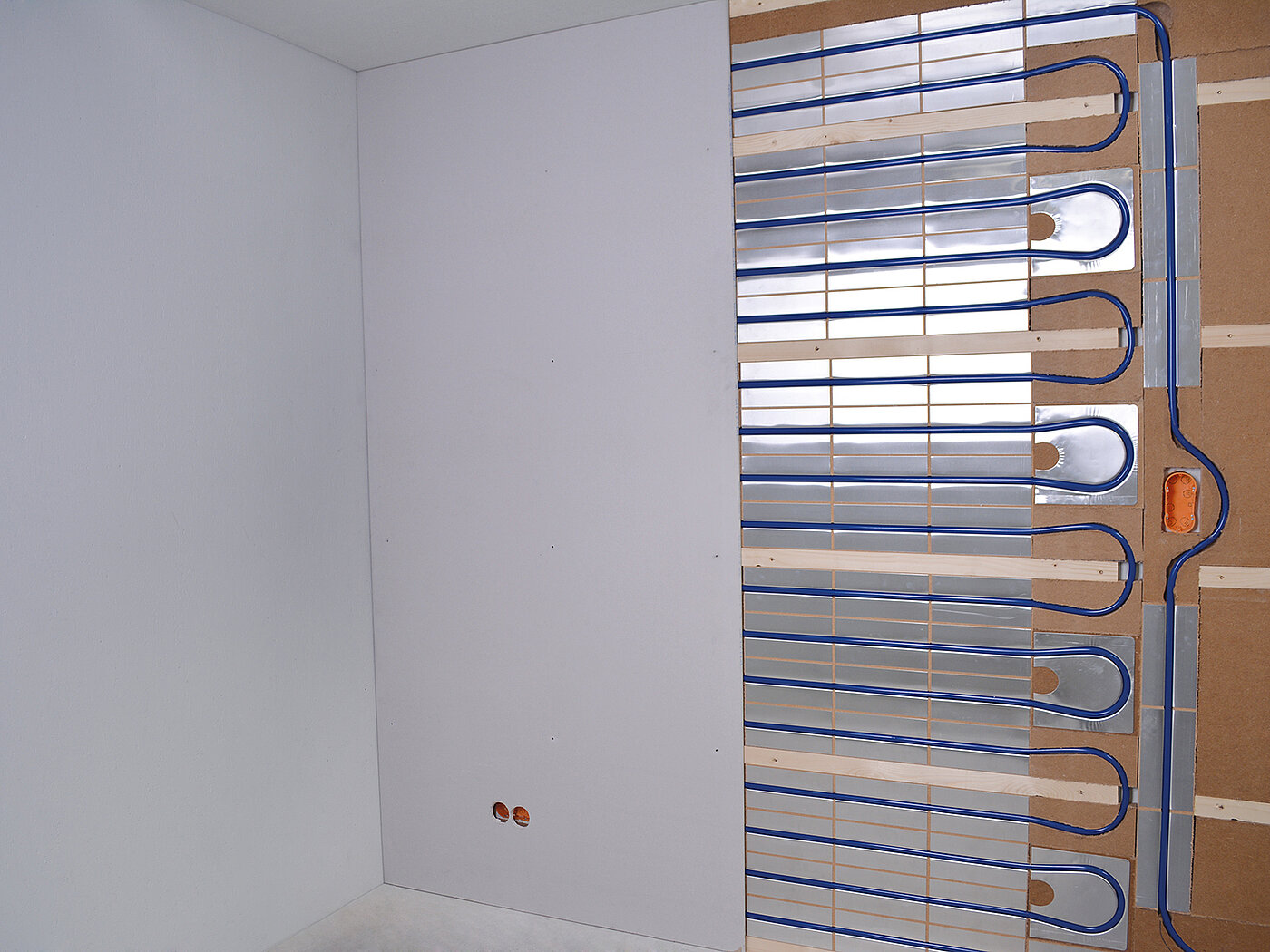 Registerbauweise für die Wand