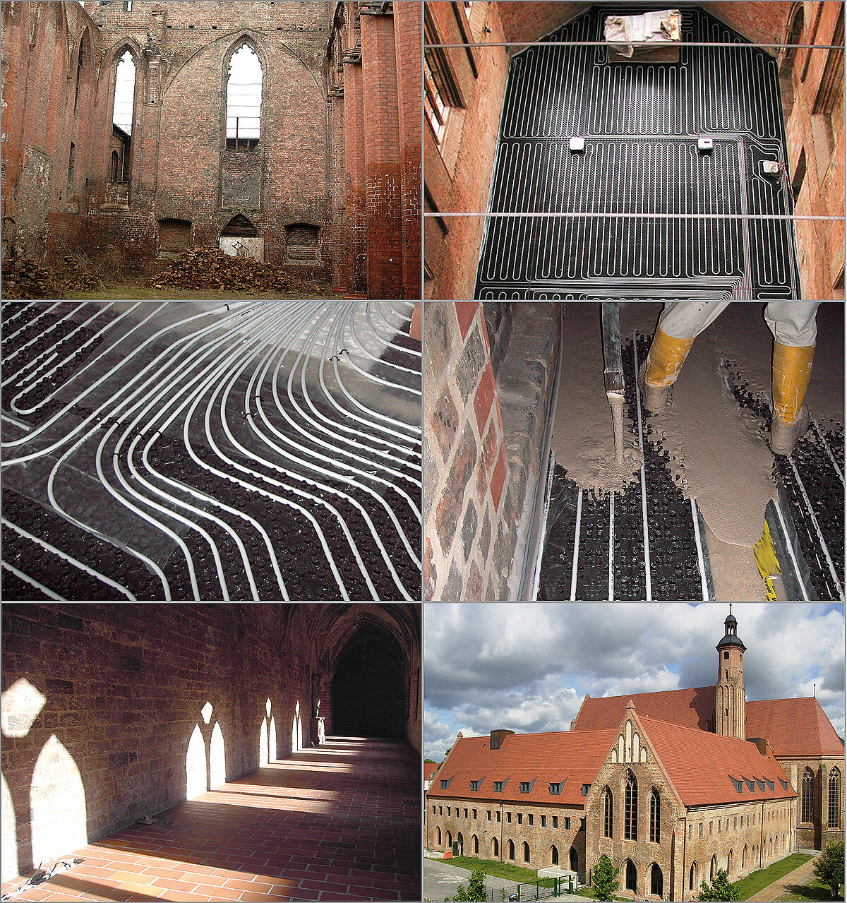 Bilder zur Sanierung des Pauliklosters Brandenburg