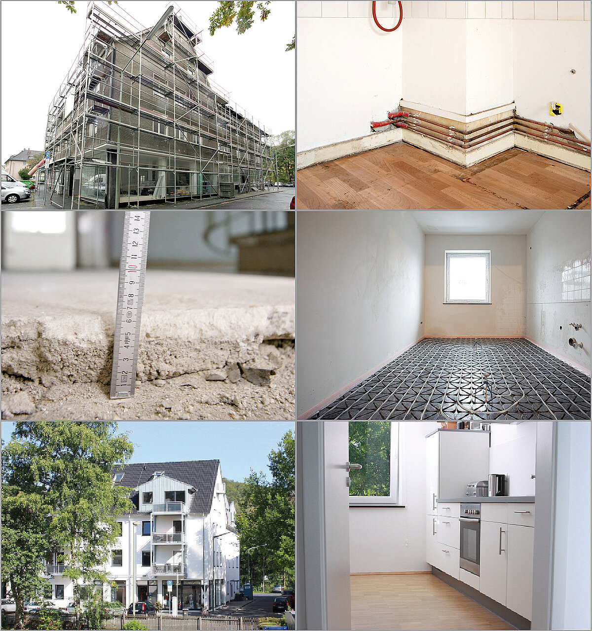 Bilder zu Kernsanierung des Mehrfamilienhauses